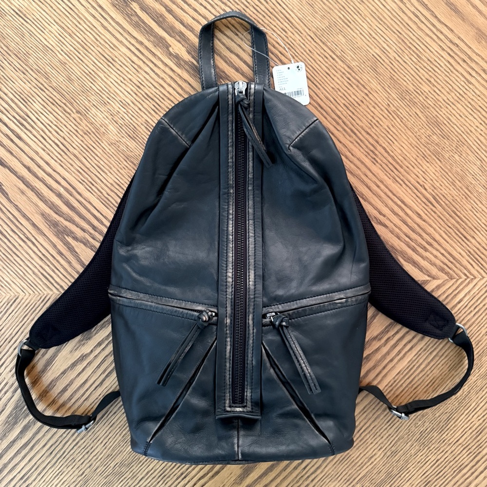 FREE PEOPLE West End Backpack - Black Leather - Picture 5 of 13